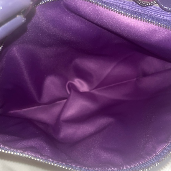 Coach Limited Edition Poppy Tartan Berry Plaid Large Glam Tote Bag - Picture 6 of 14